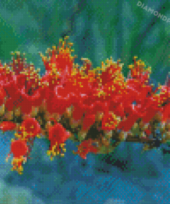 Ocotillo Desert Plant 5D Diamond Painting