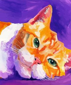 Orange Tabby Cat 5D Diamond Painting