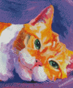 Orange Tabby Cat 5D Diamond Painting