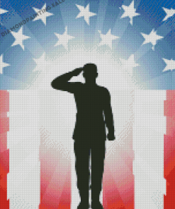 Patriotic Veteran 5D Diamond Painting