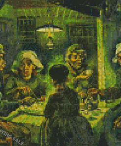 Potato Eaters 5D Diamond Painting