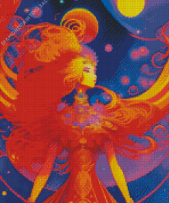 Psychedelic Lady 5D Diamond Painting