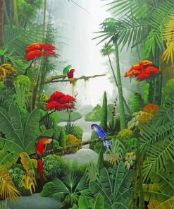 Rain Jungle 5D Diamond Painting