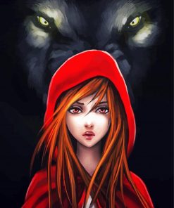 Red Riding 5D Diamond Painting