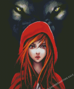 Red Riding 5D Diamond Painting