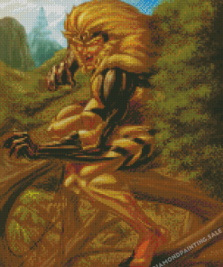 Sabretooth Marvel 5D Diamond Painting