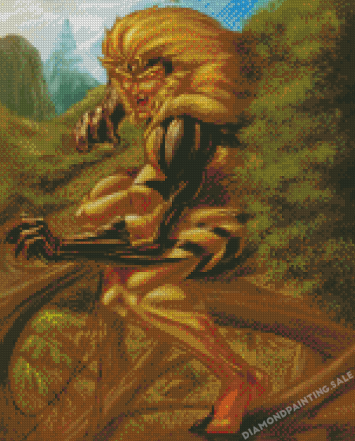 Sabretooth Marvel 5D Diamond Painting