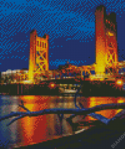 Sacramento Bridge 5D Diamond Painting