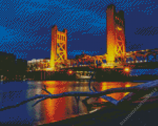 Sacramento Bridge 5D Diamond Painting