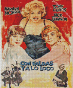 Some Like It Hot Movie Poster 5D Diamond Painting