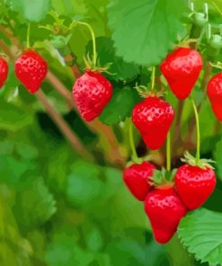 Strawberry Plant 5D Diamond Painting