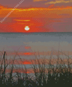 Sunset On Gulf of Mexico 5D Diamond Painting