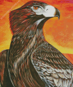 Sunset Wedge Tailed Eagle Bird 5D Diamond Painting