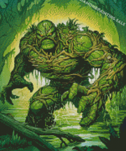 Swamp Thing Character 5D Diamond Painting