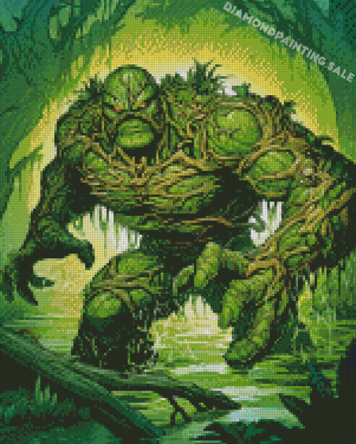 Swamp Thing Character 5D Diamond Painting