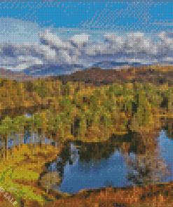 Tarn Hows Lake 5D Diamond Painting