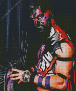 The Demon Finn Balor WWE 5D Diamond Painting