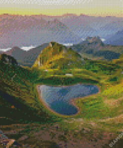 The Pyrenees Mountain 5D Diamond Painting