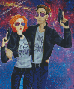 The X Files Art 5D Diamond Painting