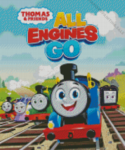 Thomas And Friends 5D Diamond Painting