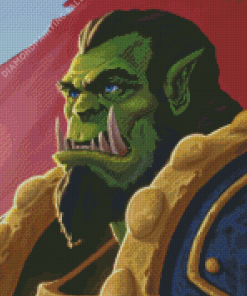 Thrall Warcraft Game 5D Diamond Painting