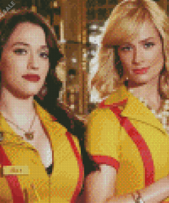 Two Broke Girls Tv show 5D Diamond Painting