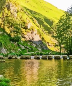 UK The Peak District Dovedale 5D Diamond Painting