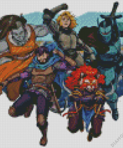 Video Game Dnd Party 5D Diamond Painting