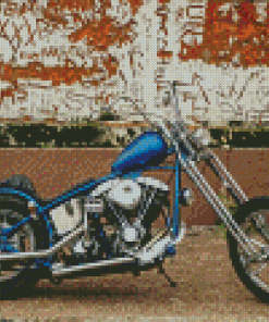 Vintage Chopper Motorcycle 5D Diamond Painting