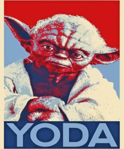 Yoda Pop Art Poster 5D Diamond Painting