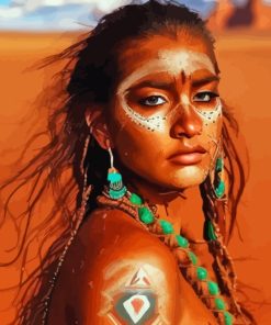 Young Navajo Woman 5D Diamond Painting