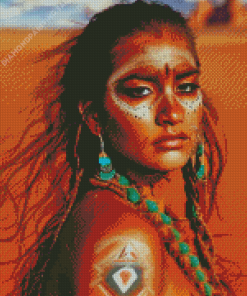 Young Navajo Woman 5D Diamond Painting