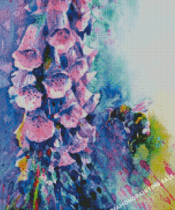 Abstract Foxglove 5D Diamond Painting