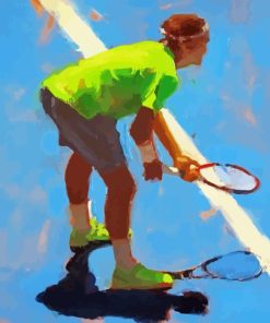 Abstract Tennis Player Roger Federer 5D Diamond Painting