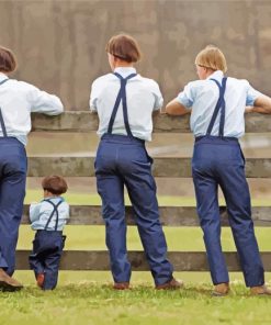 Amish Boys 5D Diamond Painting