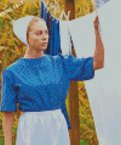 Amish Woman 5D Diamond Painting