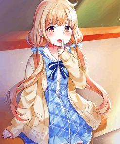 Anzu Futaba Anime Girl 5D Diamond Painting