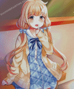 Anzu Futaba Anime Girl 5D Diamond Painting