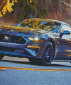 Black 2018 GT Mustang 5D Diamond Painting