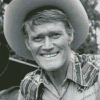 Black And White Chuck Connors 5D Diamond Painting