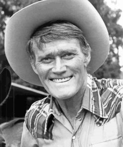 Black And White Chuck Connors 5D Diamond Painting