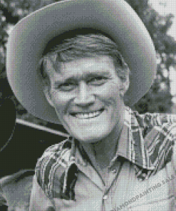 Black And White Chuck Connors 5D Diamond Painting