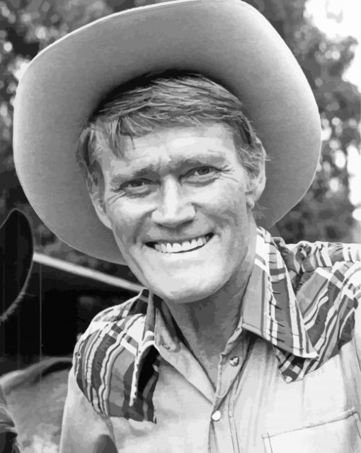 Black And White Chuck Connors 5D Diamond Painting