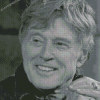 Black And White Robert Redford 5D Diamond Painting