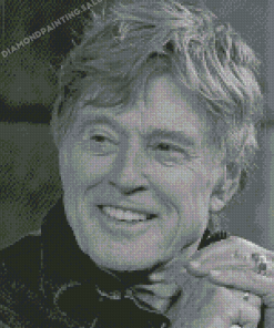 Black And White Robert Redford 5D Diamond Painting