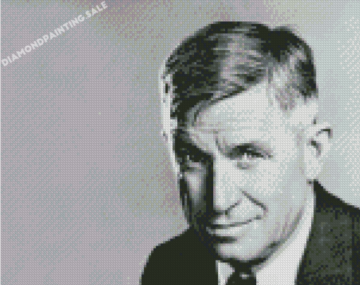 Black And White Will Rogers 5D Diamond Painting