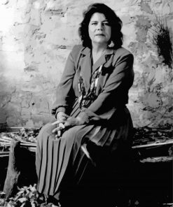 Black And White Wilma Mankiller 5D Diamond Painting