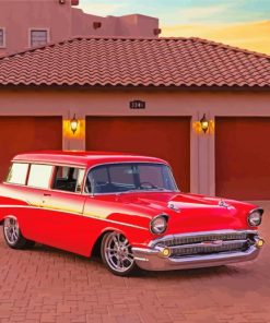 Cool 1957 Chevy 5D Diamond Painting