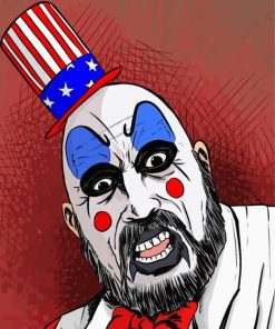 Creepy Captain Spaulding Art 5D Diamond Painting