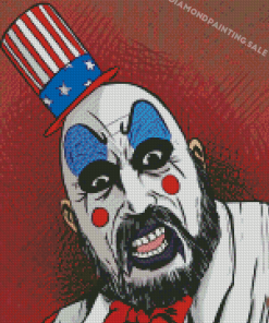 Creepy Captain Spaulding Art 5D Diamond Painting